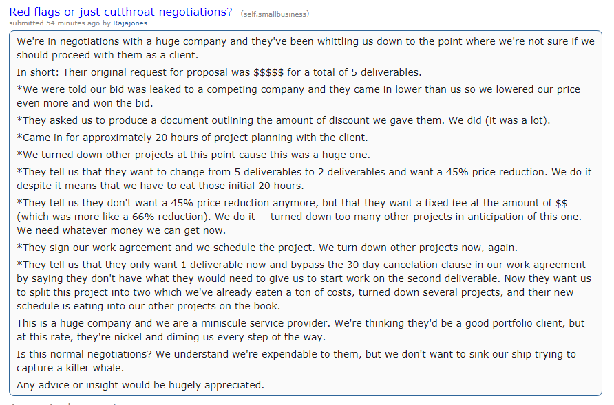 cut throat negotiating tactics for morons